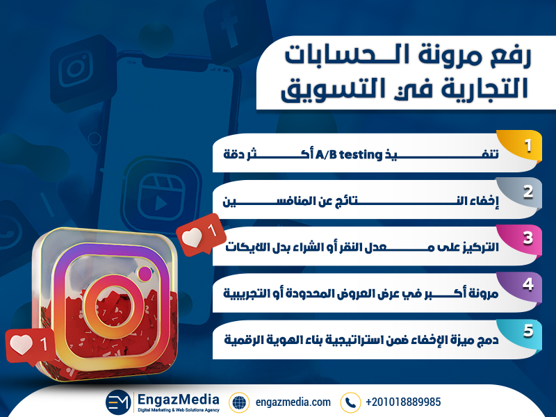 رفع مرونة الحسابات التجارية في التسويق