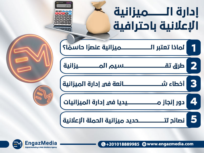  إدارة الميزانية الإعلانية باحترافية
