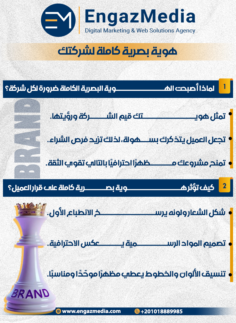 هوية بصرية كاملة لشركتك