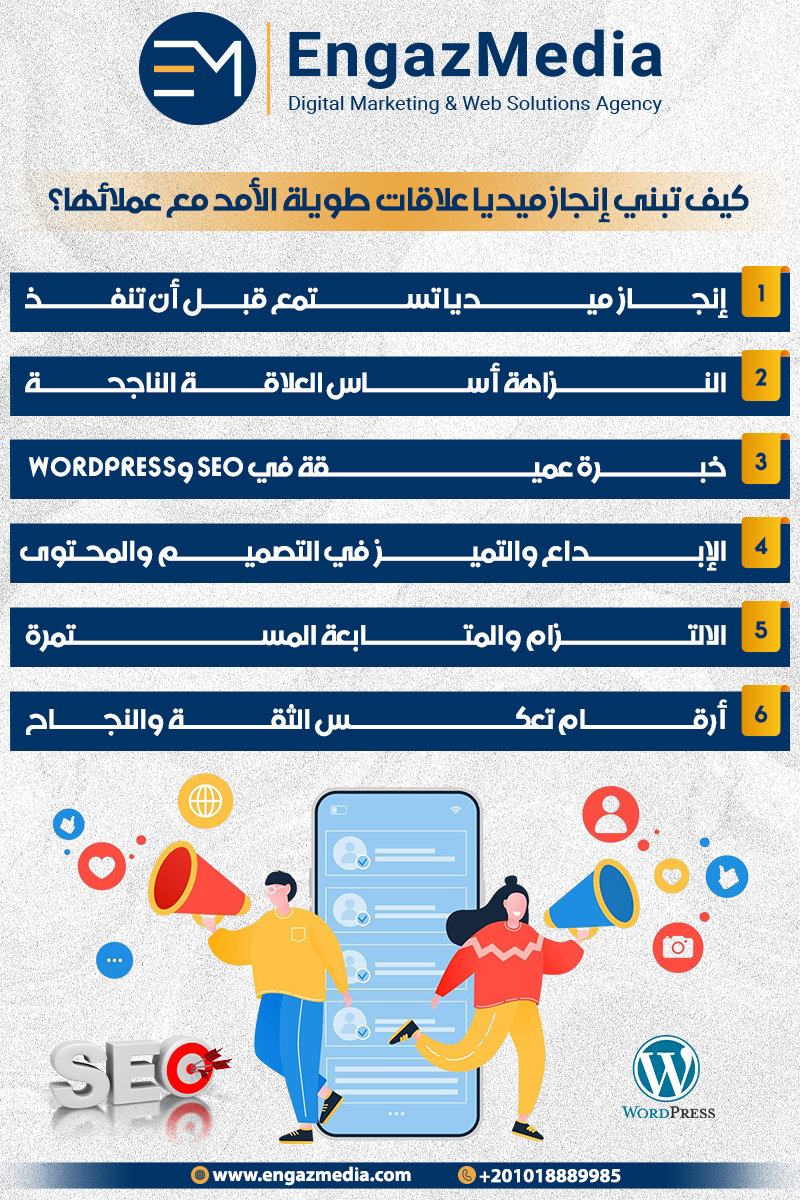 كيف تبني إنجاز ميديا علاقات طويلة الأمد مع عملائها؟
