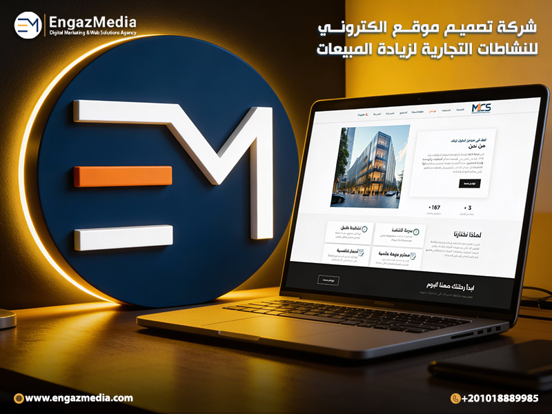 شركة تصميم موقع الكتروني للنشاطات التجارية لزيادة المبيعات