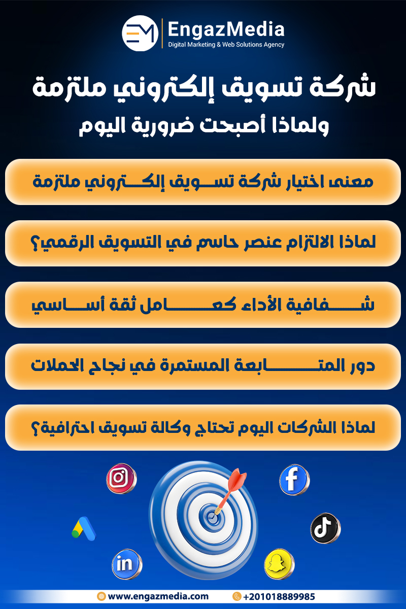 شركة تسويق إلكتروني ملتزمة ولماذا أصبحت ضرورية اليوم