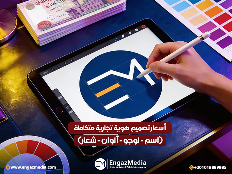 أسعار تصميم هوية تجارية متكاملة (اسم - لوجو - ألوان - شعار)