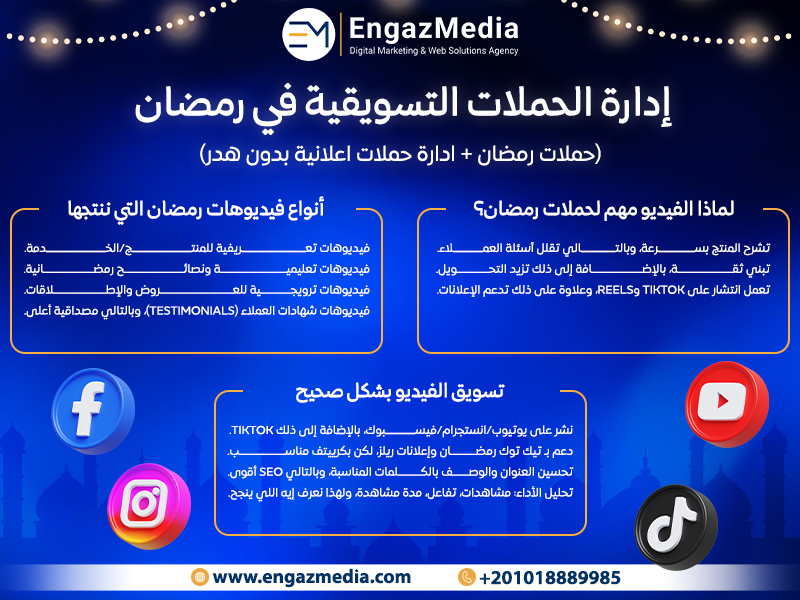إنتاج الفيديوهات في رمضان (فيديوهات رمضان = انتشار أسرع، ولكن بشروط)