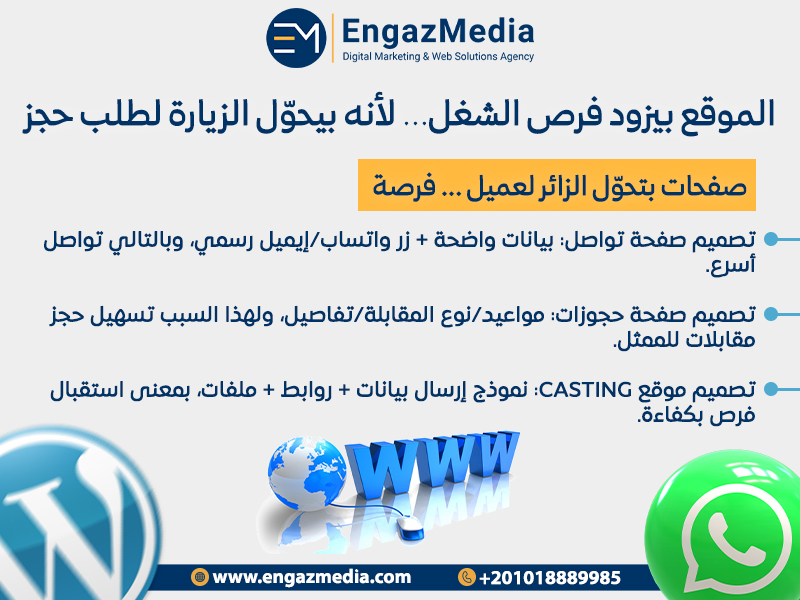 الموقع بيزود فرص الشغل… لأنه بيحوّل الزيارة لطلب حجز