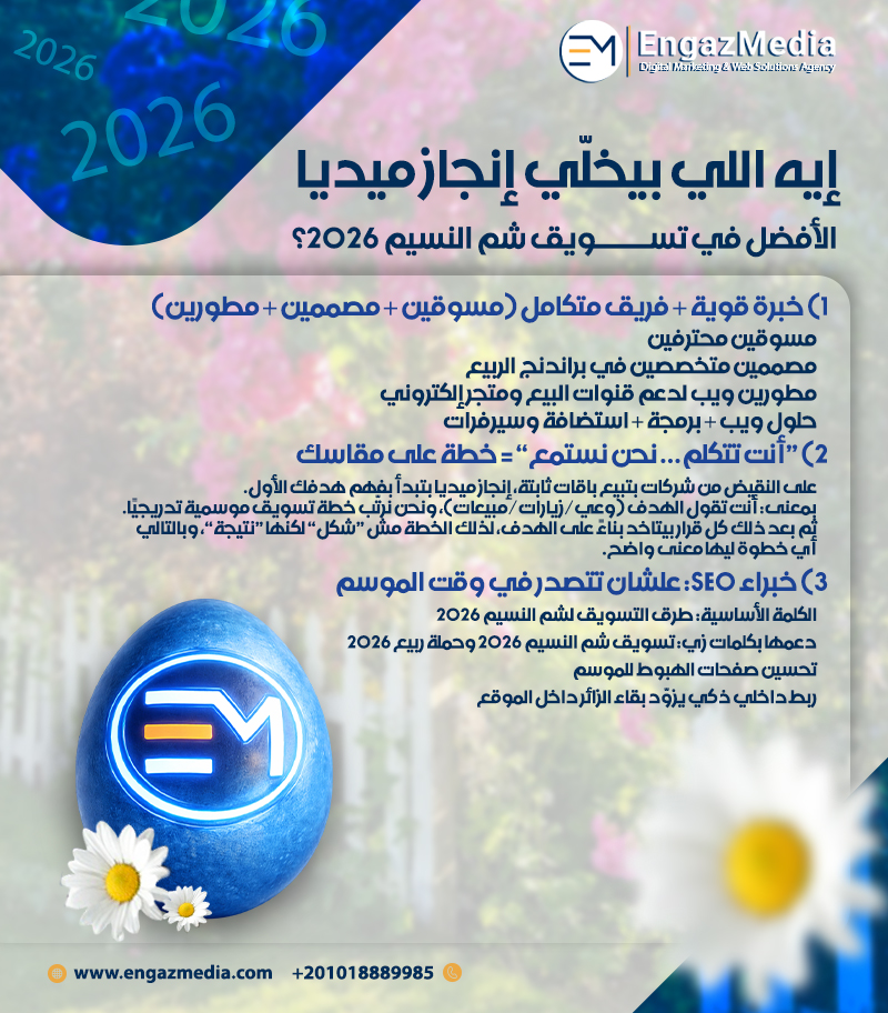 إيه اللي بيخلّي إنجاز ميديا الأفضل في تسويق شم النسيم 2026؟