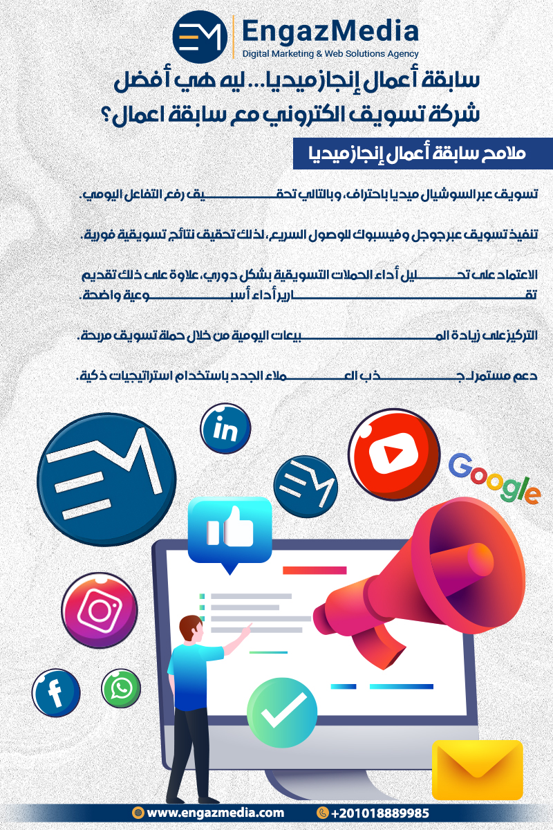 سابقة أعمال إنجاز ميديا… ليه هي أفضل شركة تسويق الكتروني مع سابقة اعمال؟ 