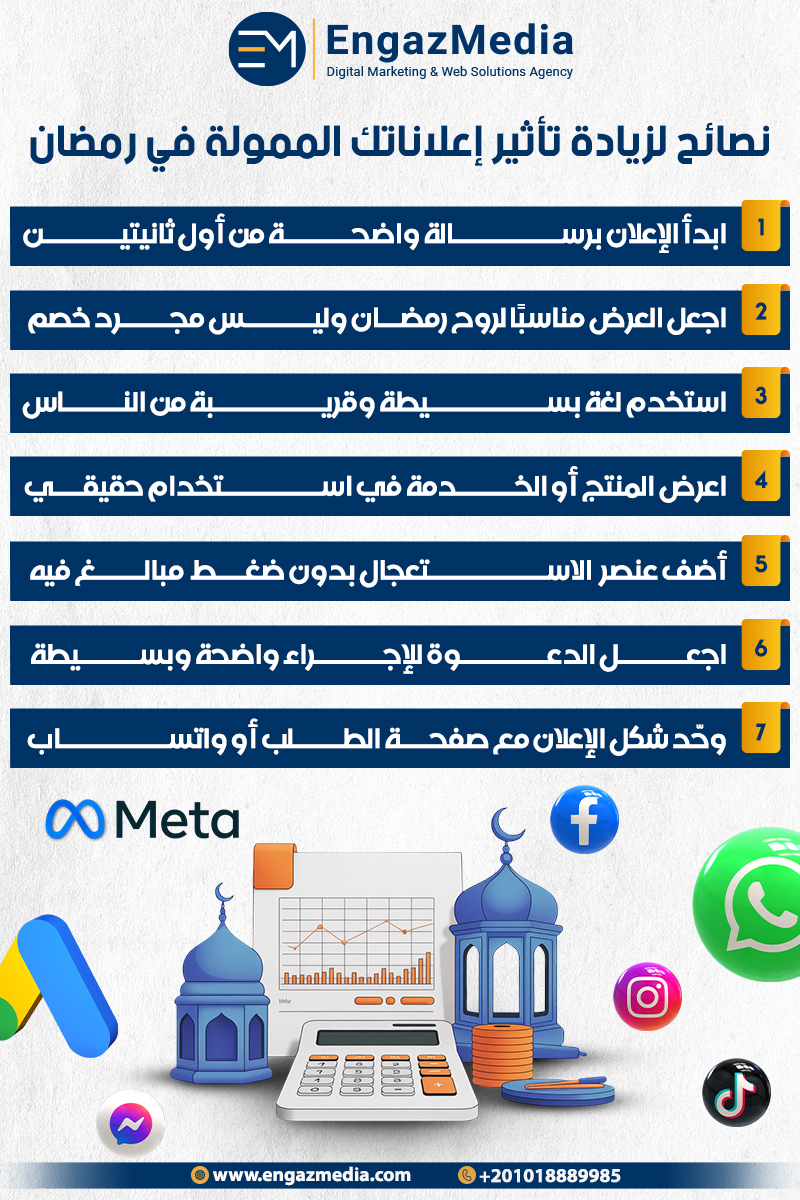 نصائح لزيادة تأثير إعلاناتك الممولة في رمضان