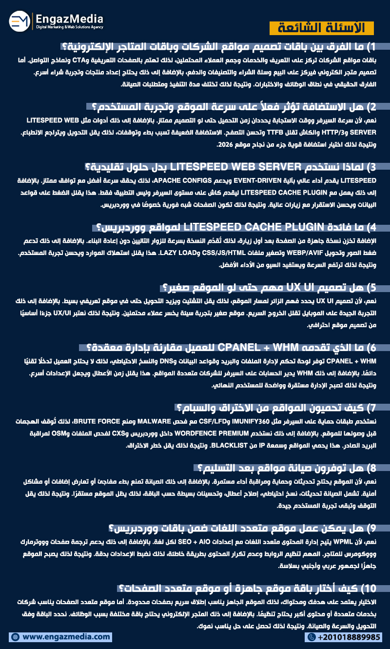 الأسئلة الشائعة