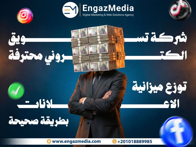 شركة تسويق الكتروني محترفة توزع ميزانية الاعلانات بطريقة صحيحة