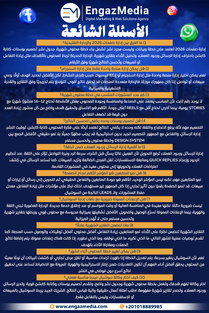 الأسئلة الشائعة