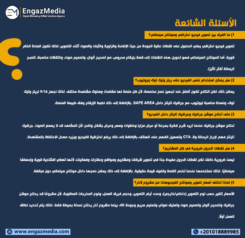 الأسئلة الشائعة