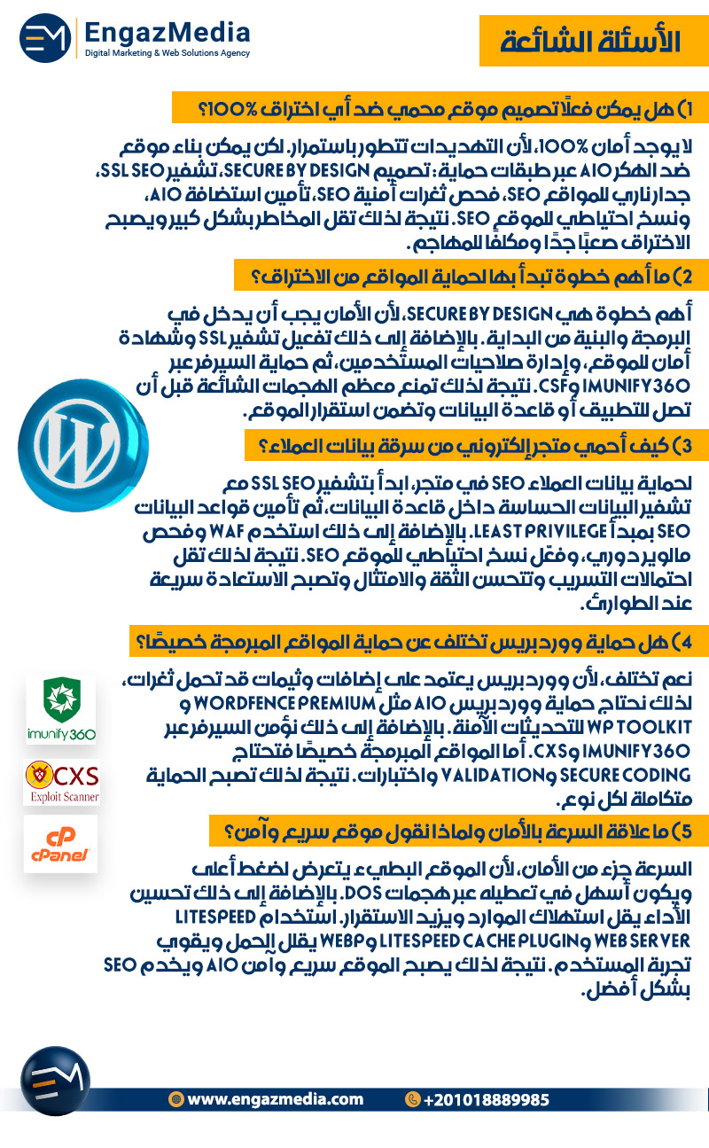 الأسئلة الشائعة