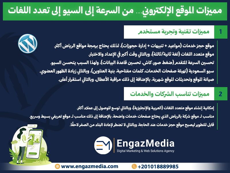  مميزات الموقع الإلكتروني… من السرعة إلى السيو إلى تعدد اللغات