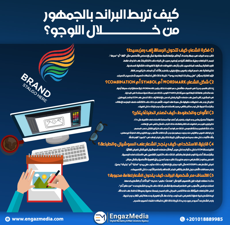 كيف تربط البراند بالجمهور من خلال اللوجو؟