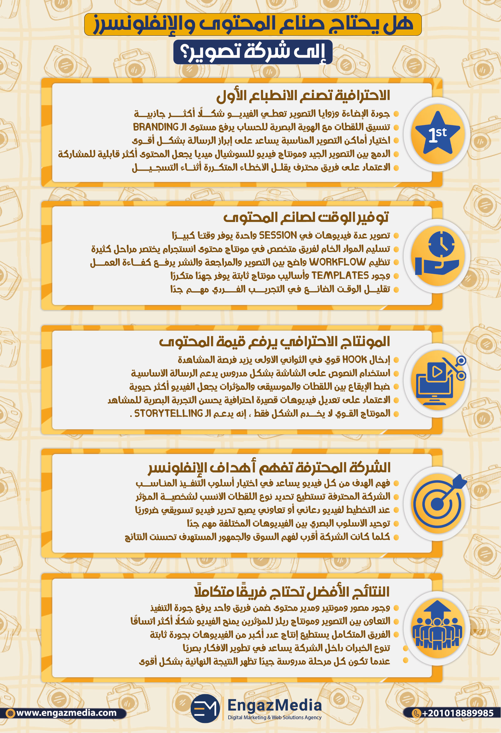 هل يحتاج صناع المحتوى والإنفلونسرز إلى شركة تصوير؟