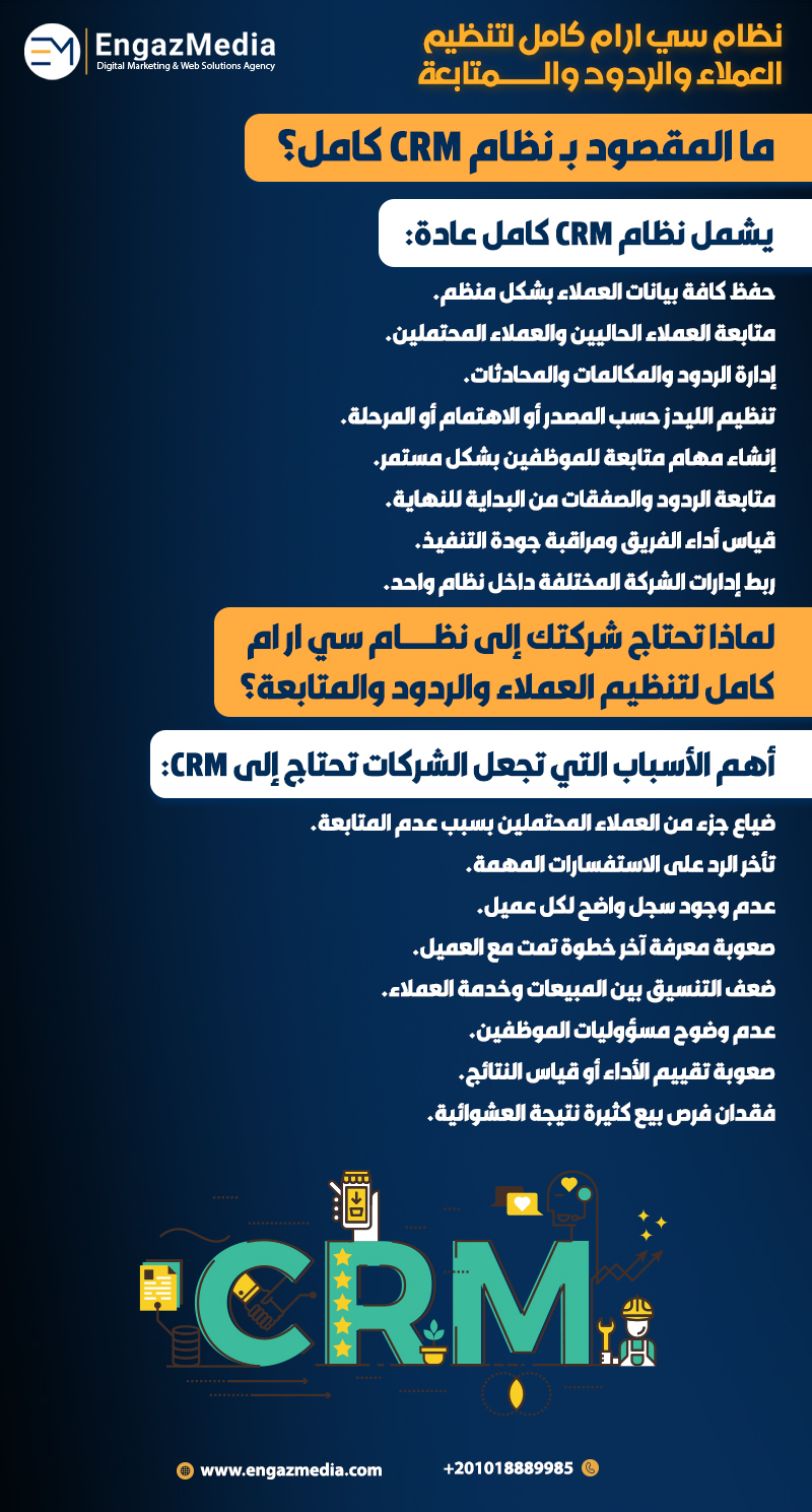 ما المقصود بـ نظام CRM كامل؟
