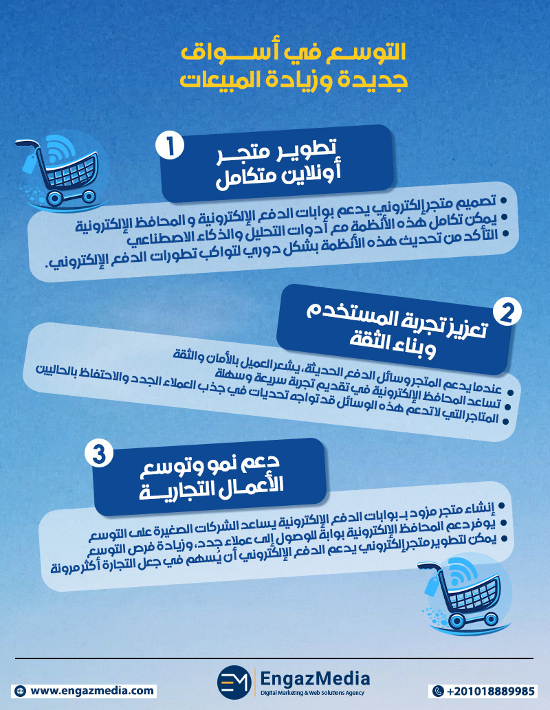  التوسع في أسواق جديدة وزيادة المبيعات