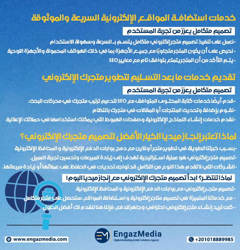 خدمات استضافة المواقع الإلكترونية السريعة والموثوقة