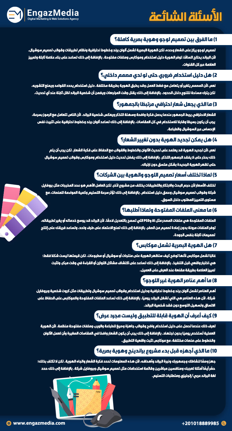الأسئلة الشائعة