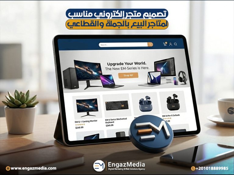 تصميم متجر إلكتروني مناسب لمتاجر البيع بالجملة والقطاعي