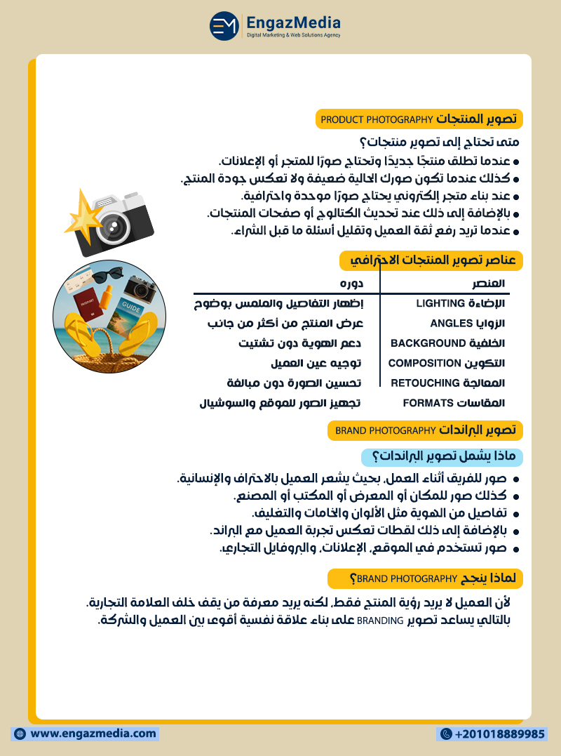 تصوير المنتجات Product Photography