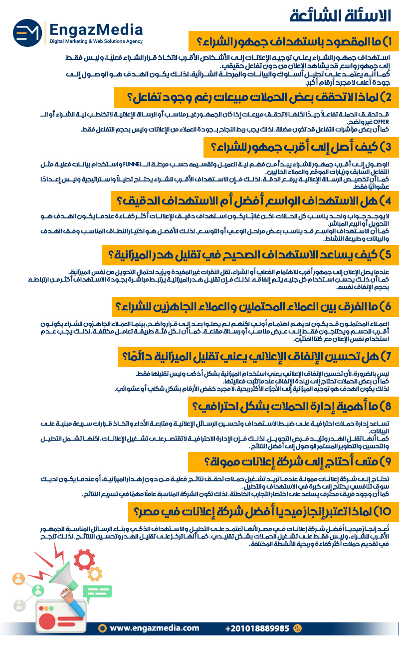الأسئلة الشائعة