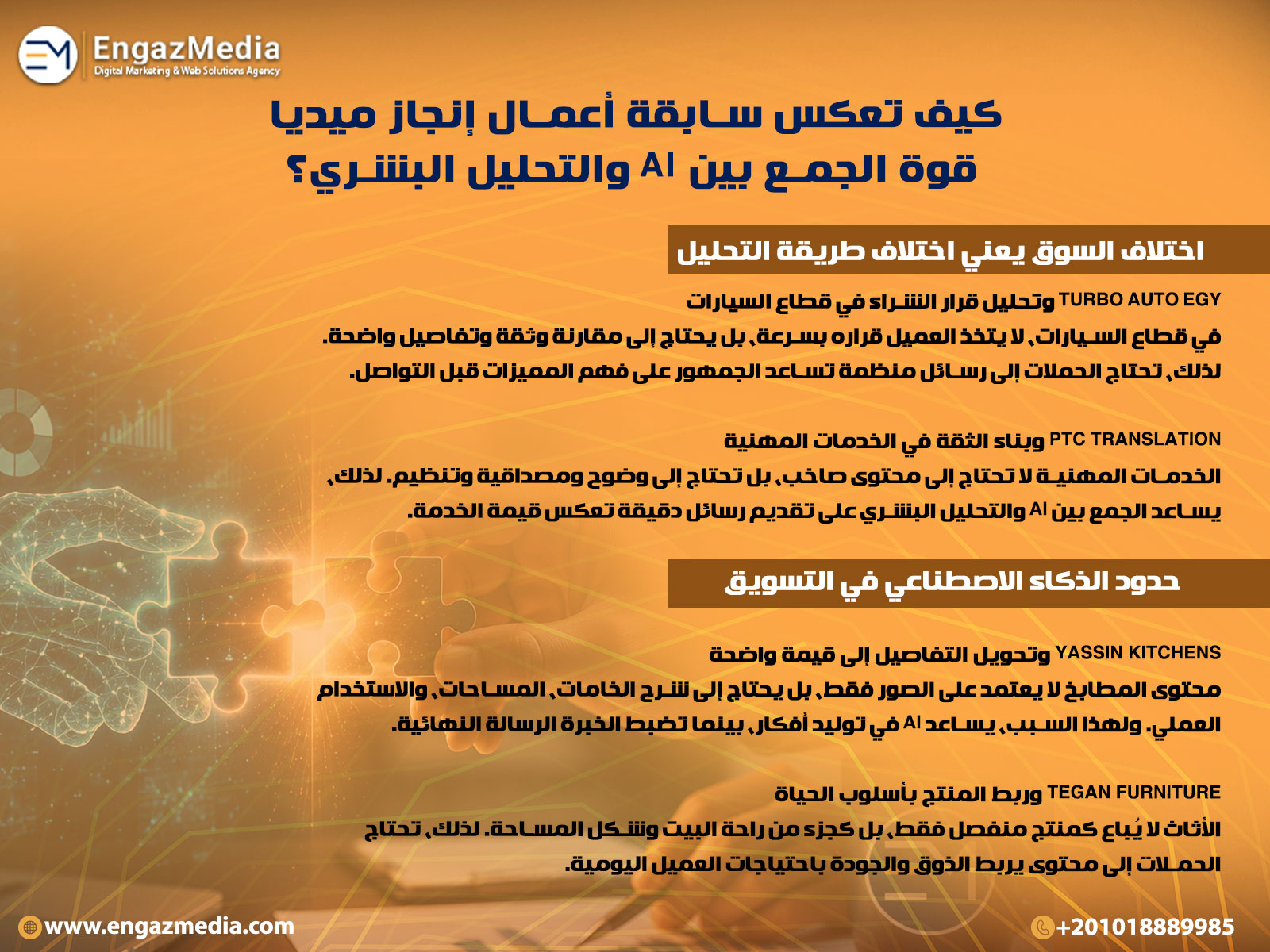 كيف تعكس سابقة أعمال إنجاز ميديا قوة الجمع بين AI والتحليل البشري؟