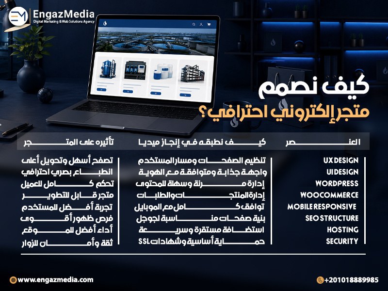كيف نصمم متجر إلكتروني احترافي؟
