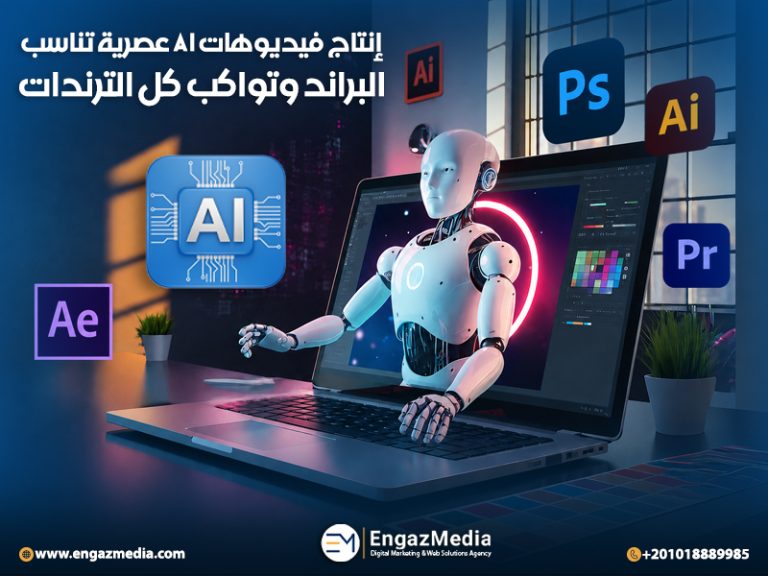 إنتاج فيديوهات AI عصرية تناسب البراند وتواكب كل الترندات