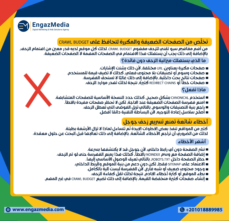 تخلّص من الصفحات الضعيفة والمكررة لتحافظ على Crawl Budget