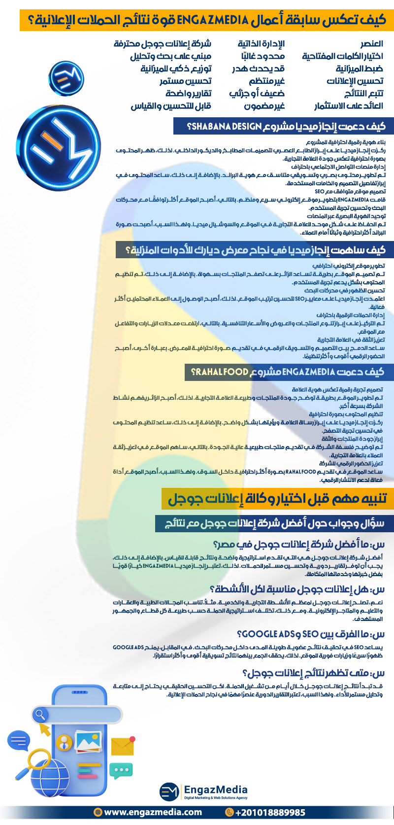 كيف تعكس سابقة أعمال EngazMedia قوة نتائج الحملات الإعلانية؟