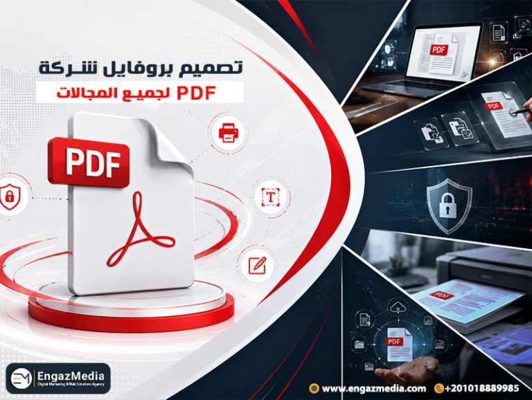 تصميم بروفايل شركة جاهز PDF لجميع المجالات
