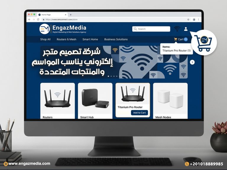 شركة تصميم متجر إلكتروني يناسب المواسم والمنتجات المتعددة