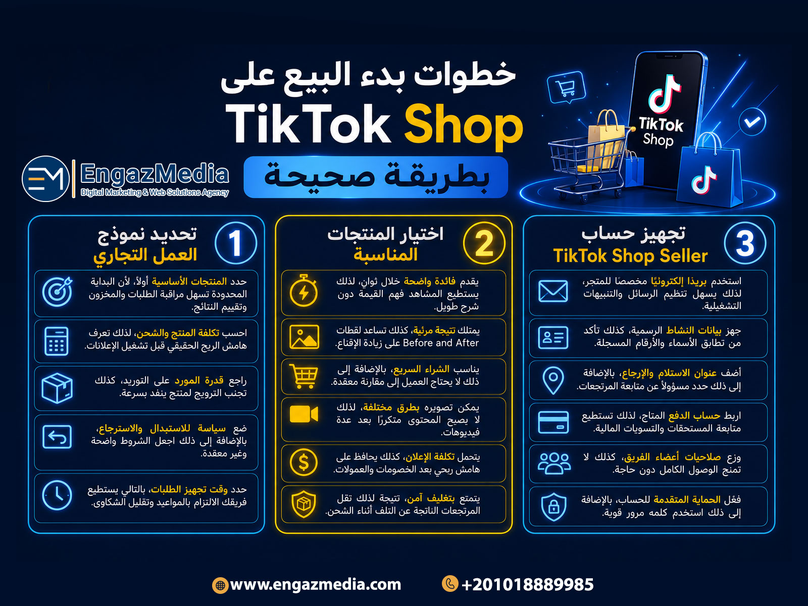 خطوات بدء البيع على TikTok Shop بطريقة صحيحة