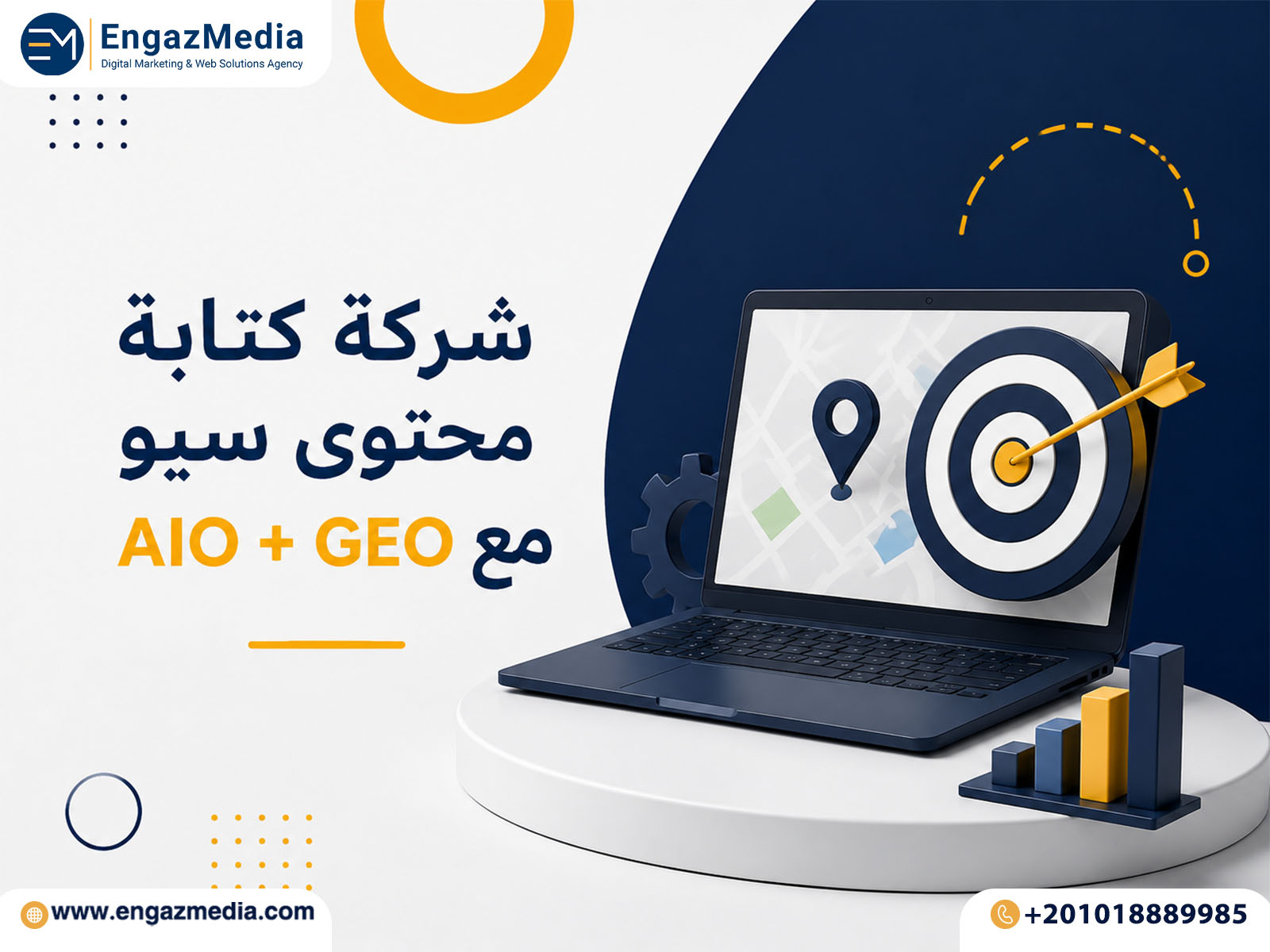 شركة كتابة محتوى سيو مع AIO + GEO