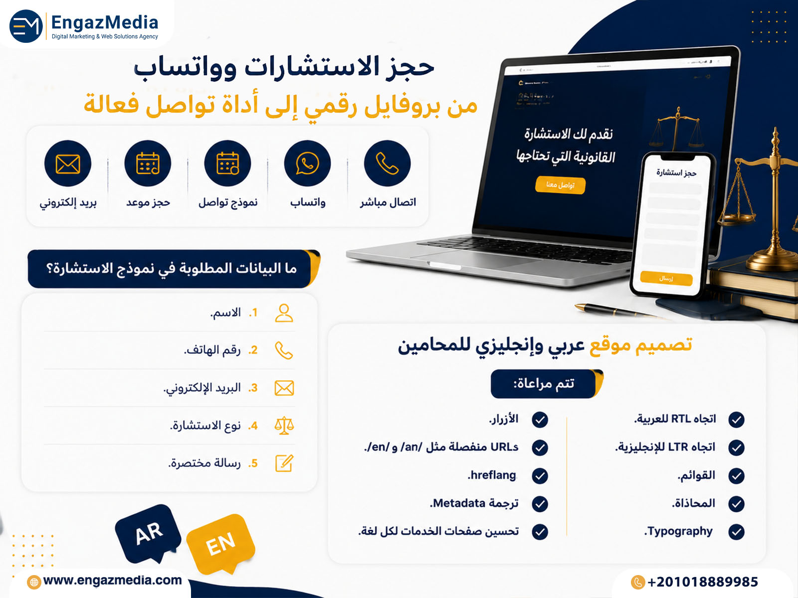حجز الاستشارات وواتساب: من بروفايل رقمي إلى أداة تواصل فعالة