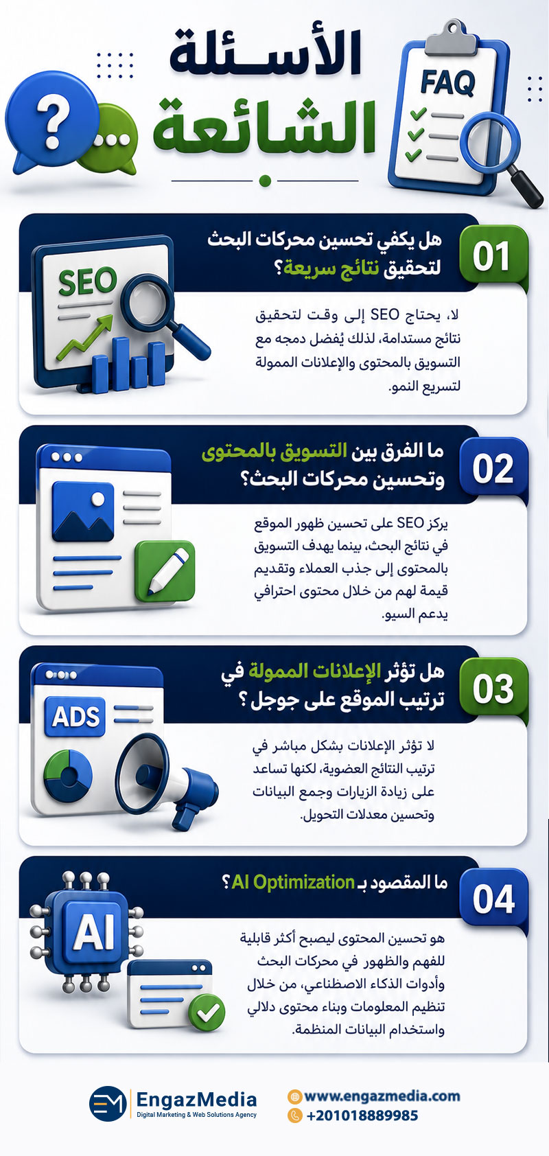 الأسئلة الشائعة