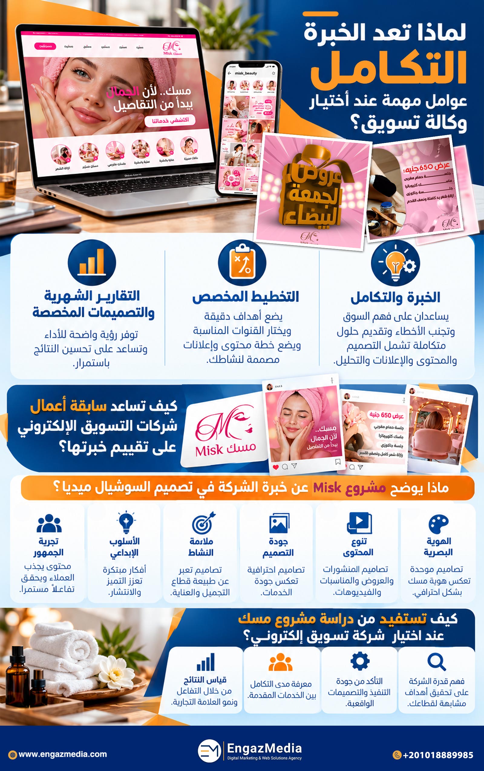 لماذا تعد الخبرة والتكامل عوامل مهمة عند اختيار وكالة تسويق؟